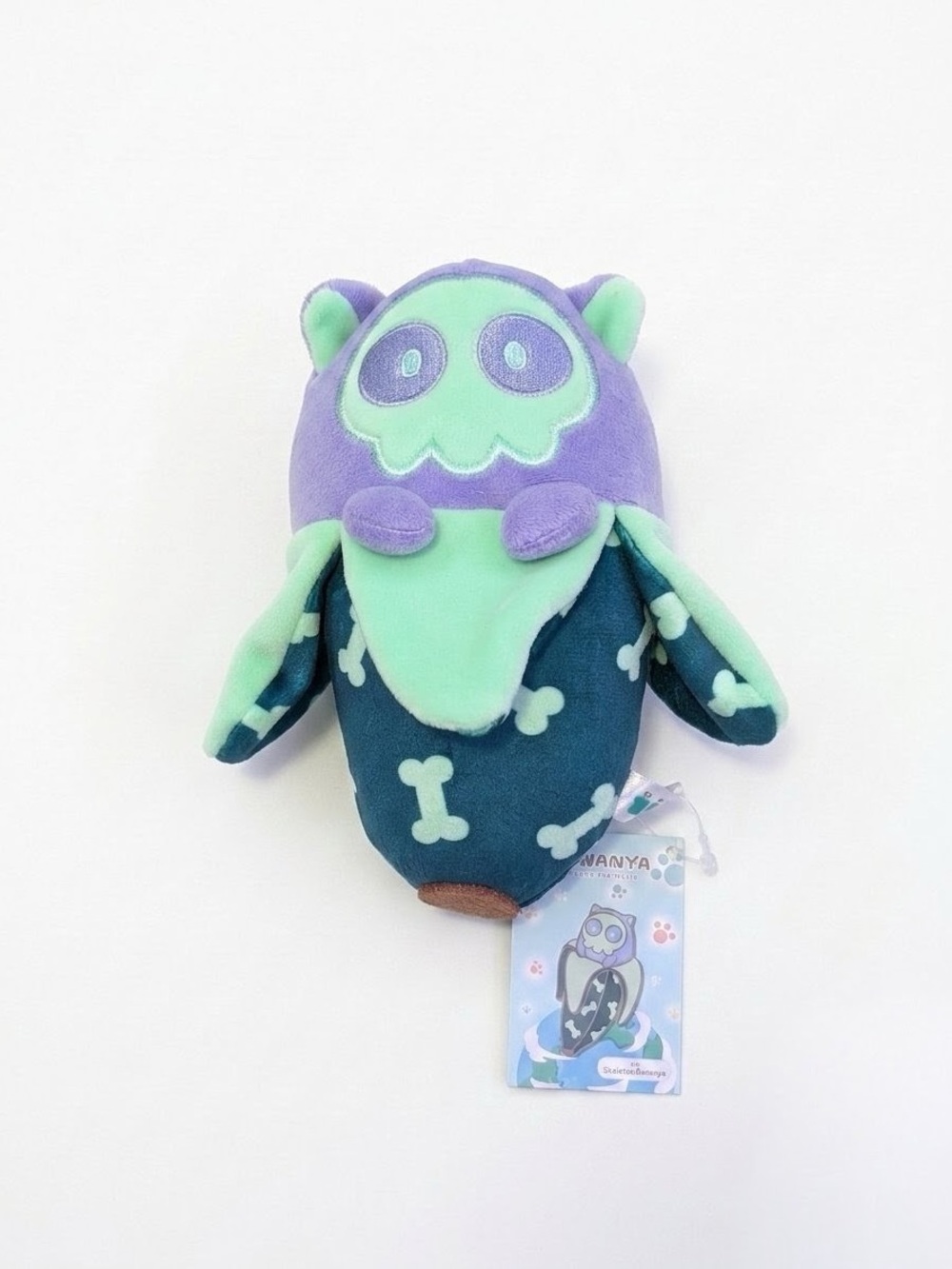 Skeleton Bananya Plush from the Bananya Around the World Collection 6" Plush Toy